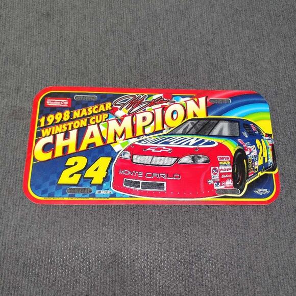 Wincraft Other - 1998 Jeff Gordon #24 NASCAR Winston Cup Champion Monte Carlo Plastic Plate